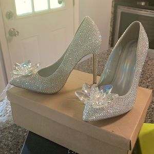 Cinderella high heel shoes